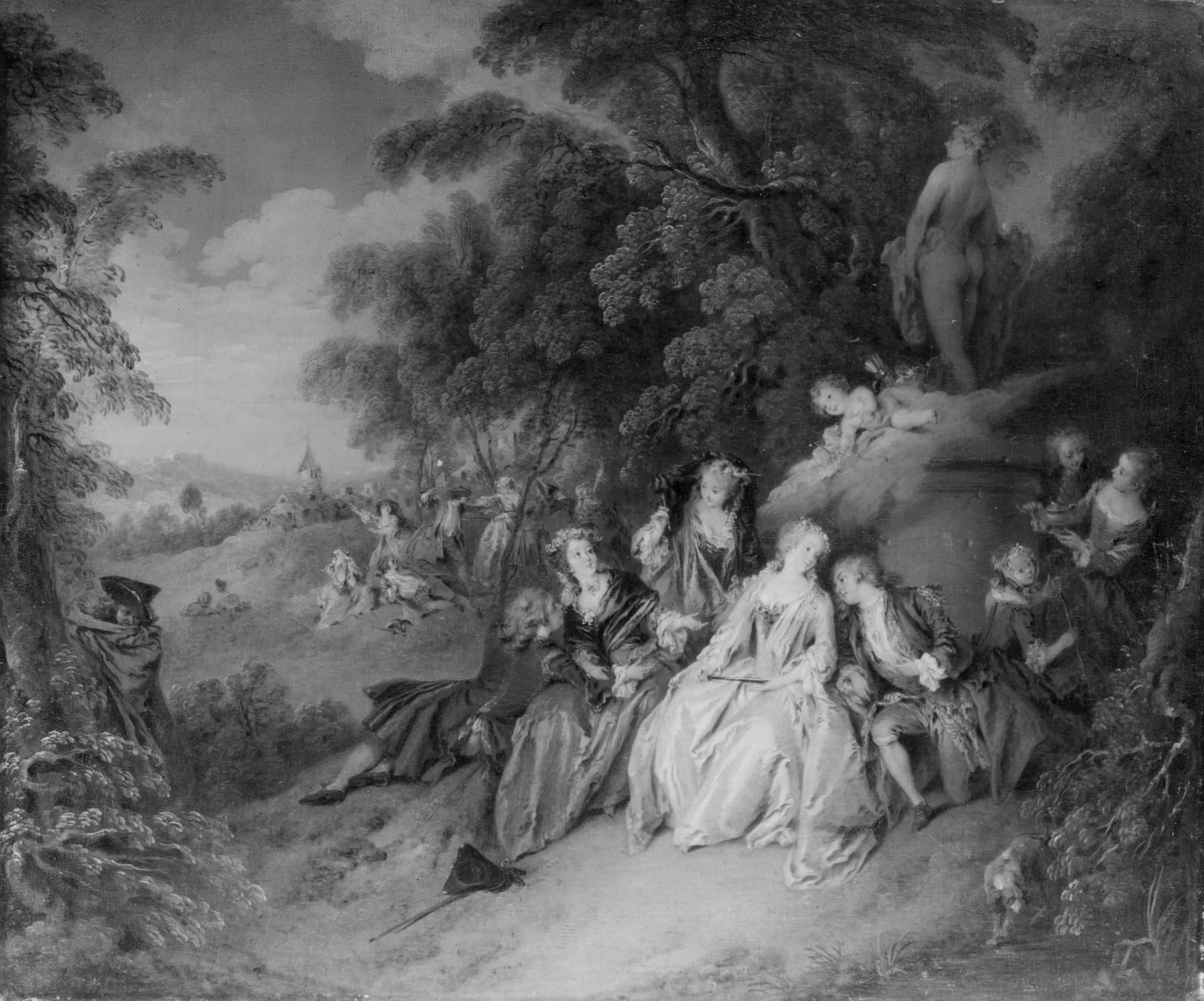 Società rococò nel parco - Führermuseum, Linz